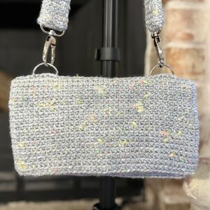 Crochet Foldover Shoulder Bag